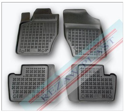 Rubber floor mat  set Citroen C4 (2004-2014)/Peugeot 307 (2001-2007) with edges