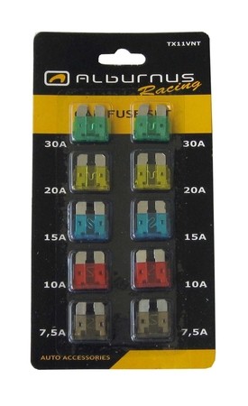 Fuse set 10pcs.(size -midi ). Type ATS