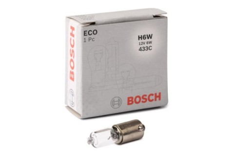 Halogen bulb - BOSCH H6W 6W, 12V