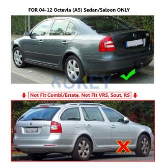 Mud flaps set Skoda Octavia (2004-2012)