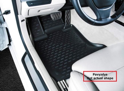 3D Rubber trunk mat  Lexus IS (2005-2013)
