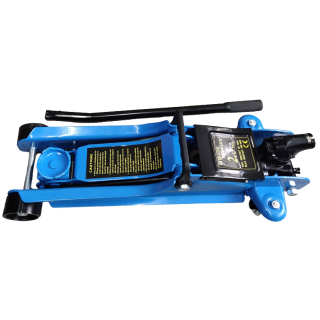 Hidraulic jack on wheels, 2500kg (low profile+