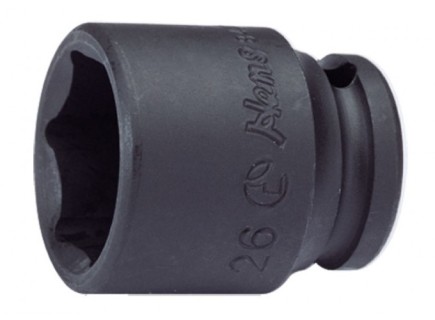 Short Six-point 1/2" Drive Impact Sockets, 11mm