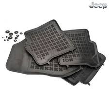 Rubber floor mat set Jeep Cherokee (2013-2021) with edges