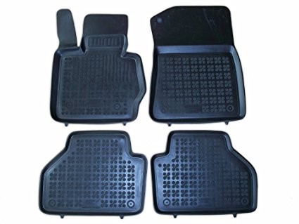 Rubber floor mat set BMW X3 F25 (2010-2017)/ X4 F26 (2014-), with edges