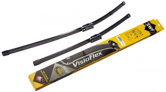 Aero wiper blade set by SWF for BMW 5-serie E60/E61, 6-serie E63/E64, 60cm+58cm