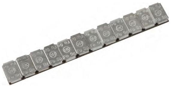 Alloy wheel balancing weights 60g./4mm, 100pcs.