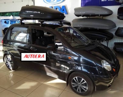 Car roof box - TERRA DRIVE 320, black
