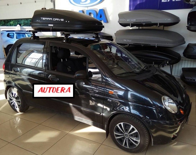 Car roof box - TERRA DRIVE 320, black