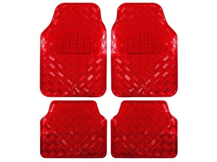 Universal floor mat set - Tuning, red