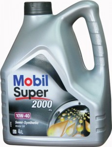 Semi-syntethic motor oil Mobil Super 2000 10w40, 5L