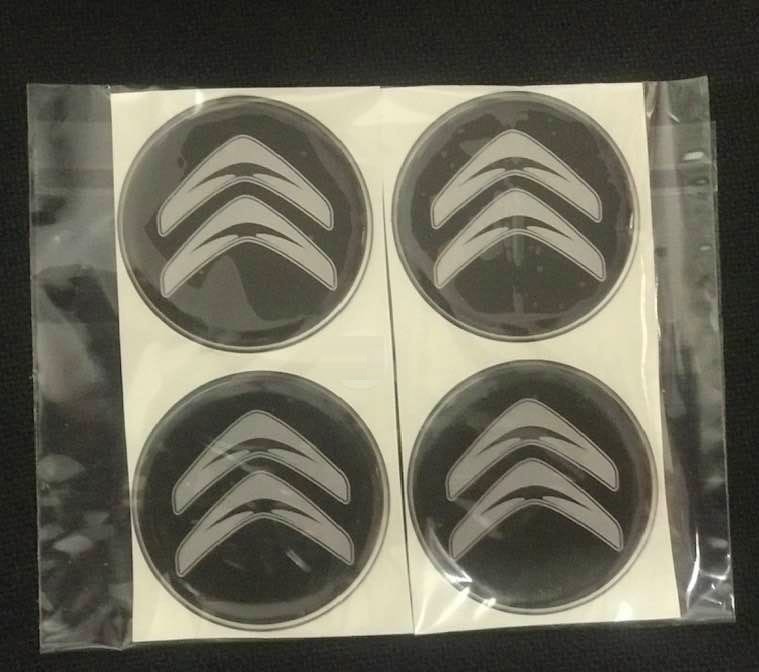 ALLOY WHEEL TRIM CENTRE CAP DECAL LOGO - Citroen, 64mm 