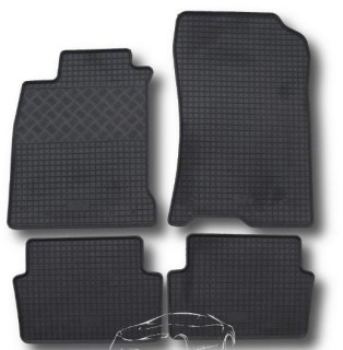Rubber floor mats set Renault Laguna (2007-2015)