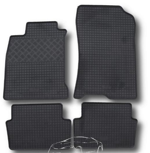 Rubber floor mats set Renault Laguna (2007-2015)