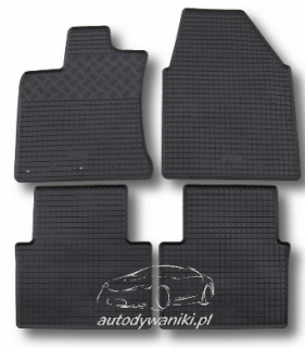 Rubber floor mats set  Nissan Qashqai +2 (2008-)