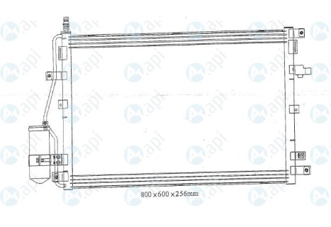 Air condenser radiator Volvo XC90 (2002-)