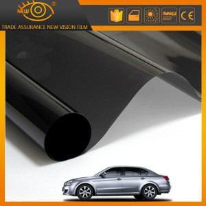 Window film SCRATCH RESISTANT DARK BLACK (~70%), 3m X 0.5m 