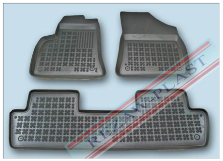 Rubber floor mat  set Peugeot 5008 (2009-2016) with edges
