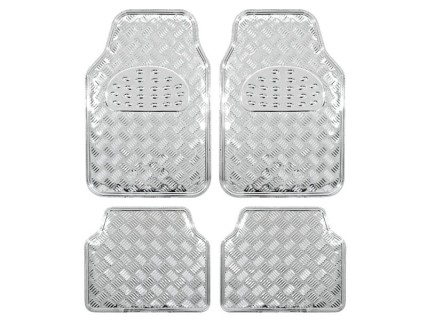 Universal floor mat set - Tuning, silver