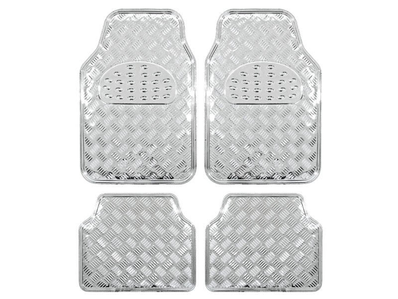 Universal floor mat set - Tuning, silver