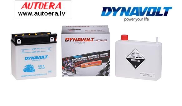 Moto battery - Dynavolt 9А, 12V  (+/-)