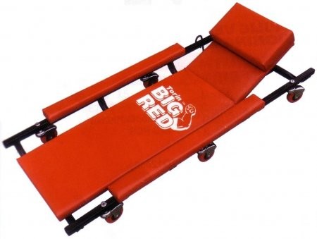 Steel car creeper - BIG RED