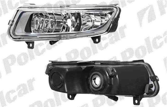 Fog lamp VW Polo (2009-), left side