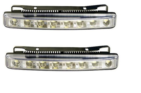 Daytime running lights 8LED DLR, E4, white, 12V