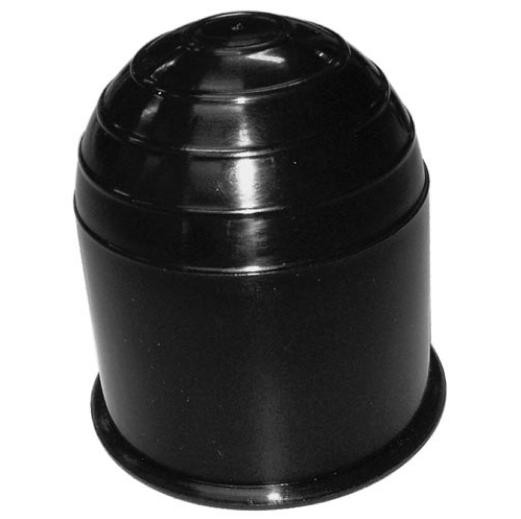 Plastic PVC tow-ball cover, black