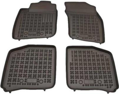 Rubber floor mat set Volvo S80 (1998-2006) with edges