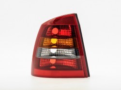 Rear tail light Opel Astra G (1998-2004), left side  / smoke