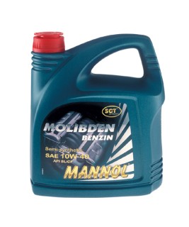 Semi-synthetic oil  - Mannol MOLIBDEN BENZIN 10W-40, 4L
