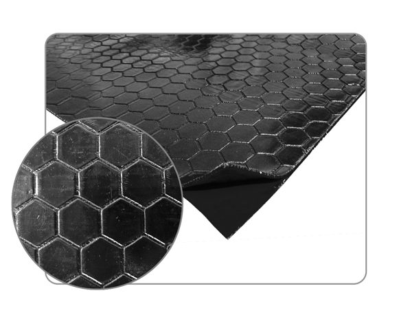 Isolat.material 500mm X 500mm X 4mm, 1pcs.