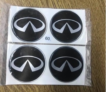 Wheel stickers set INFINITY, diam 64mm)