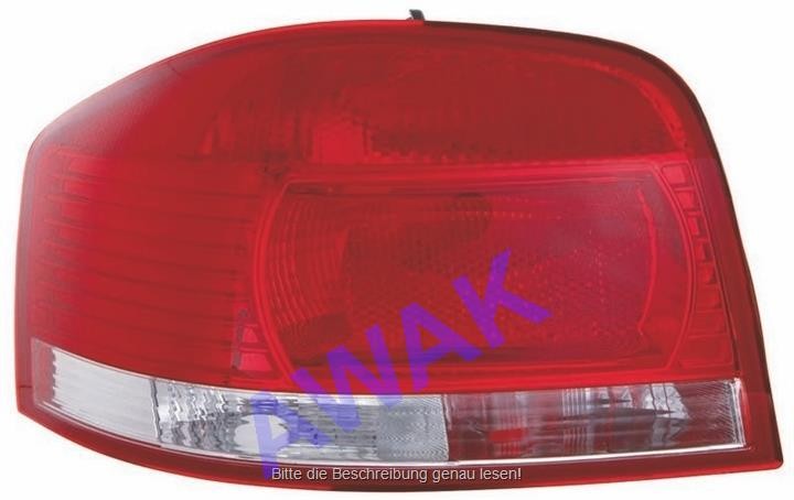 Rear lamp Audi A3 (2003-2008), left