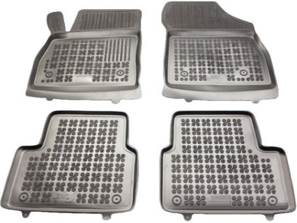 Rubber floor mat set  Volvo S80 (2006-2013) with edges