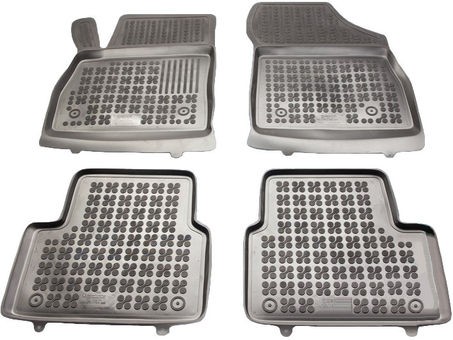 Rubber floor mat set  Volvo S80 (2006-2013) with edges