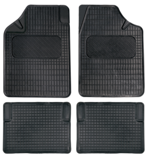 Rubber floor mats set, universal UNI1