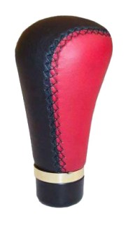 Gearbox knob, red/black