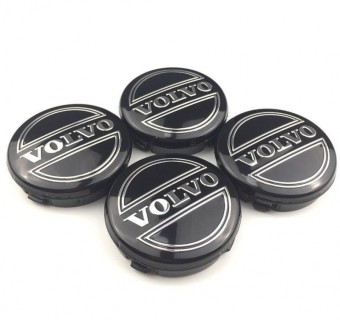 Discs inserts/caps set Volvo, 4x64mm 