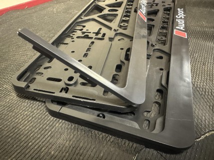 2PCS x  Number Plate Surround Holder - AUDI Sport