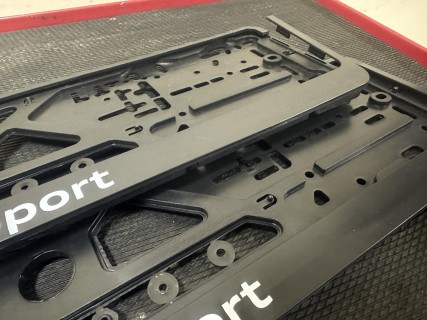 2PCS x  Number Plate Surround Holder - AUDI Sport