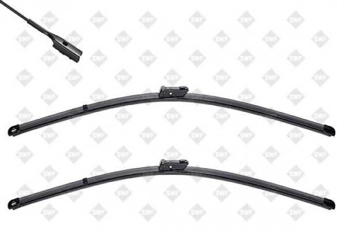 Front aero wiperblade set SWF - Audi A6 C7 (2011-2019)/VW Tiguan (2016-), 65+53cm