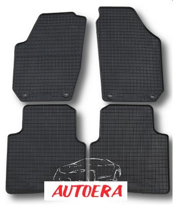Rubber floor mat  set  Skoda Roomster (2006-2011)