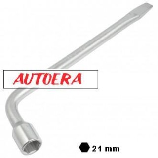 Wheel nut wrench "L" type, 21mm