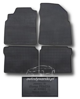 Rubber floor mats set Nissan Primera P12 (2001-2007) 