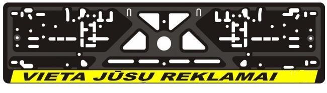 Car plate number holder with your logo  - Advertise your company