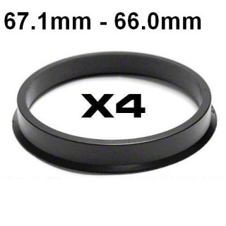 Wheel hub centring ring 67.1mm ->⌀66.0mm