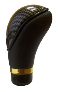 Gearbox knob, carbon imitation