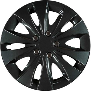 Wheel cover set Storm - Black, 15"